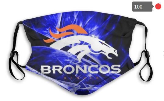 NFL Denver Broncos #6 Dust mask with filter->nfl dust mask->Sports Accessory